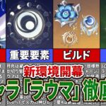 【原神】今後の環境次第で最強に！？新キャラ「ラウマ」の性能、ビルド、凸効果まで徹底解説【ゆっくり解説】
