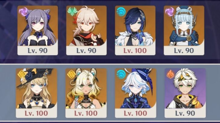 【原神】Ver.Luna I 月感電刻晴＆ナヴィアやっ砲キャリーで螺旋12層攻略【Genshin Impact】