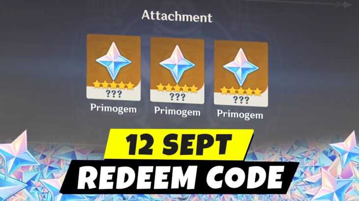 Genshin Impact 6.0 New Redeem Code (12 September) | How to Redeem Code Genshin Impact 6.0