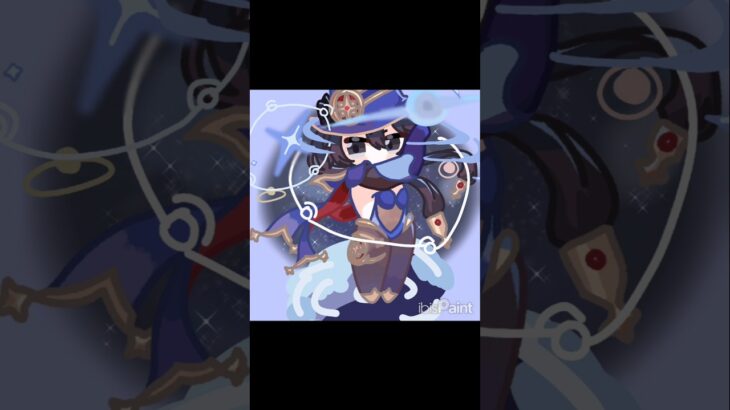 原神全キャラ描きたい18人目モナ🔯 #原神 #genshinimpact #モナ #イラスト #illustration #イラストメイキング #art #アイビスペイント #ibispaintx