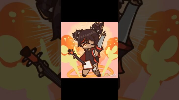 原神全キャラ描きたい24人目辛炎🎸 #原神 #genshinimpact #辛炎 #イラスト #イラストメイキング #illustration #art #アイビスペイント #ibispaintx