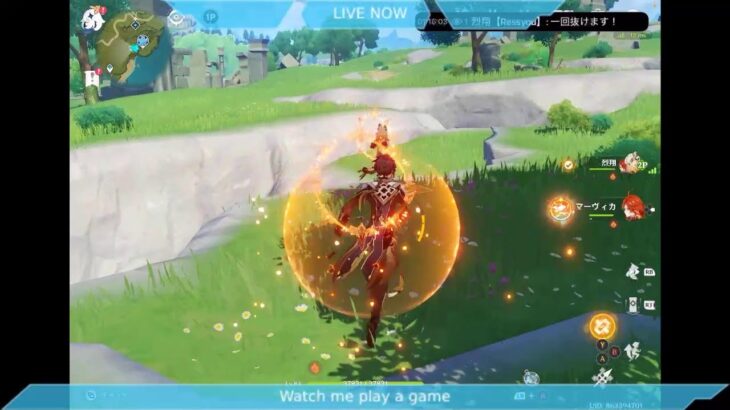 (原神)キャラ育成と探索🎵