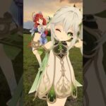 【八月の夕焼け クレイジー 2/5】きれいな夕焼けの 最後に残っていた記憶 原神の七七やファルザンたちが みんなで「LADY CRAZY」【原神 AR ダンス  HIMEHINA】