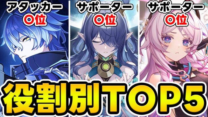 【原神】フリンズやラウマはどこに入る？役割別完凸おすすめキャラTOP5を対談！【Genshin Impact】