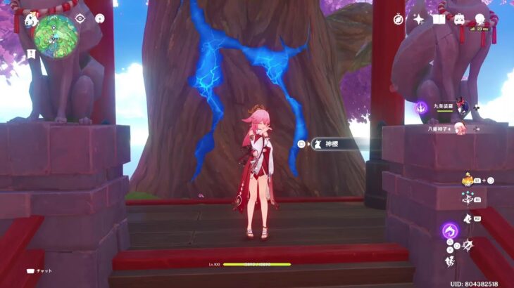 アプデ前夜！Lv100神子裟羅 | 原神配信 1,848日目 – 八重神子メイン