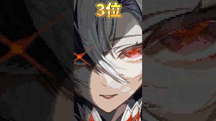 原神人気キャラランキング【マイクラ】#原神 #genshinimpact #fanart #マイクラ #minecraft #dotart