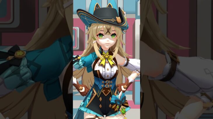 【原神MMD】綺良々が「超最強」を踊ってみた #shorts  #原神 #genshinimpact #綺良々 #funny #超最強