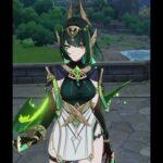 【原神】スローモーションで見るネフェルの光る衣装が最高にかわいい理由