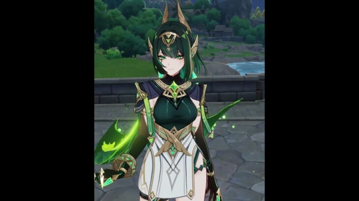 【原神】スローモーションで見るネフェルの光る衣装が最高にかわいい理由