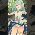 【山道 愛包 4/4】落葉が積もる山間の細道 原神のファルザンと藍硯（らんやん）が「愛包ダンスホール」【原神 AR ダンス  HIMEHINA】