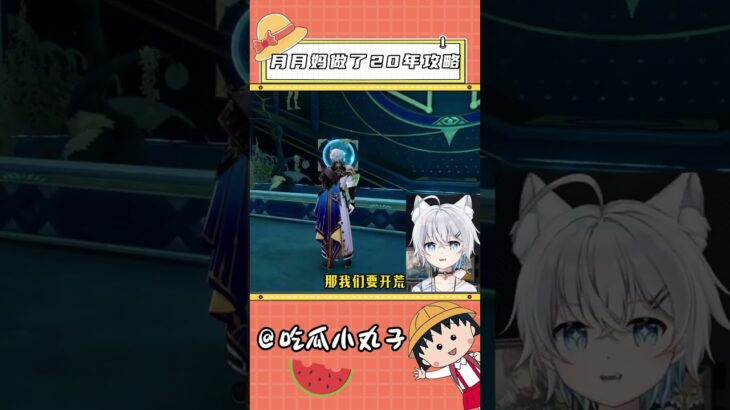 月月妈居然做了20年攻略，很多人那会都没出手呢吧 #你的影月月 #月月妈 #攻略 #原神 #游戏