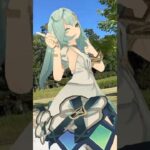 【秋の公園 愛包 3/4】公演の入り口で 少し色づき始めた木々に  原神のファルザンと藍硯（らんやん）が「愛包ダンスホール」【原神 AR ダンス  HIMEHINA】