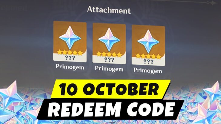 Genshin Impact New Livestream Redeem Code (10 October) | How to Redeem Code Genshin Impact Luna II