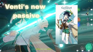 Venti’s new skill set gameplay! Genshin impact 6.2 leaks