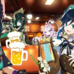 飲み会をする原神キャラ達【原神摩耗コント】