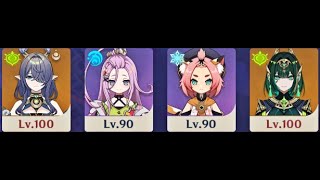 原神 ネフェルのお試し編成の最強版で螺旋12層 前半 Ver.6.1