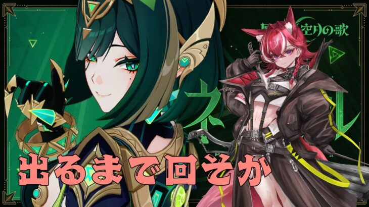 【#原神】【#ガチャ配信 】雑談◎ネフェルお迎えしましょか～🐕女性縛りプレイで遊ぶ原神。【#新人Vtuber】