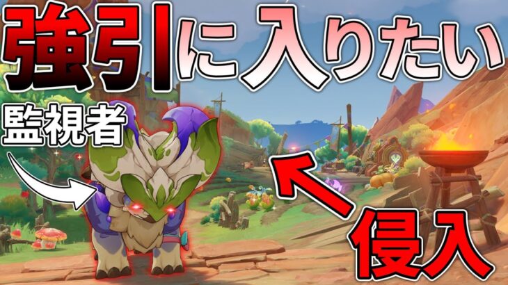 【原神】侵入禁止のエリアに無理やり入ろうとしたら現代最強がいた