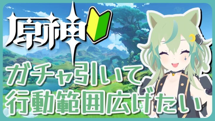 【原神】ガチャ引いたり、今度こそ行動範囲を広げたいな♪【ライブ配信】