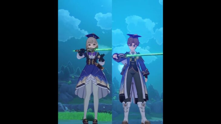 【原神/先行プレイ】ドールの待機モーションを比べてみた