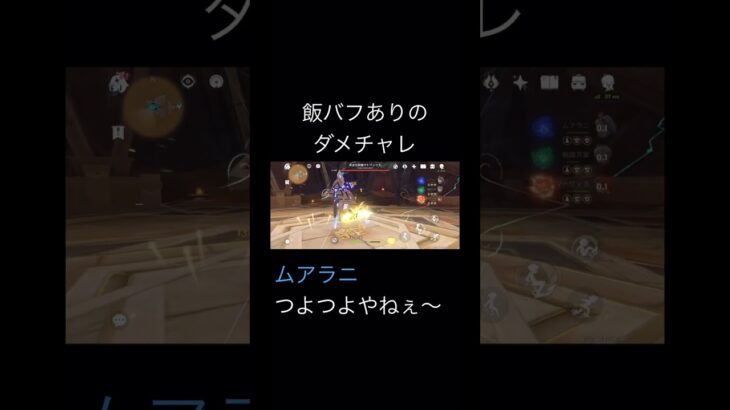 ムアラニダメチャレ（1凸）飯バフあり #genshinimpact #原神 #genshin #hoyoverse #げんしん #ダメチャレ #ムアラニ