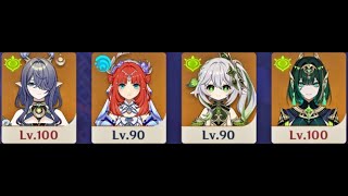 原神 完凸ネフェルの最強編成がヤバいｗ