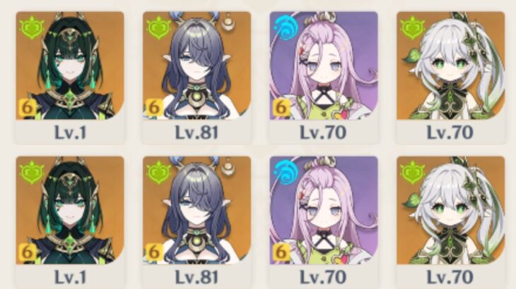 【原神】Ver.Luna I B ネフェル両完凸キャラレベル1で螺旋12層