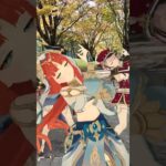 【染まる秋 ティクトリック 2/3】秋に色づく並木道 原神のニィロウたちが「TickTrick !! 」【原神 AR ダンス】