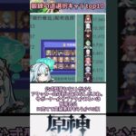 【原神】鍛錬の道で選ばれたキャラトップ10　に対する反応【まとめ】