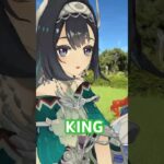 【蔵出し KING 1/3】まだ修正前のやつだけど 原神の千織たちが「KING」【原神 AR ダンス】