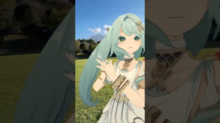 【晴天の TWIM 2/3】広場で踊ってみた  原神の藍硯（らんやん）たちが「ワールド イズ マイン（The World Is Mine）」【原神 AR ダンス】