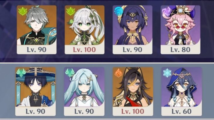 【原神】Ver.Luna I b 螺旋12層 スメールキャラだけで☆9攻略 / Ver.Luna I b Spiral Abyss Floor 12 Sumeru Only