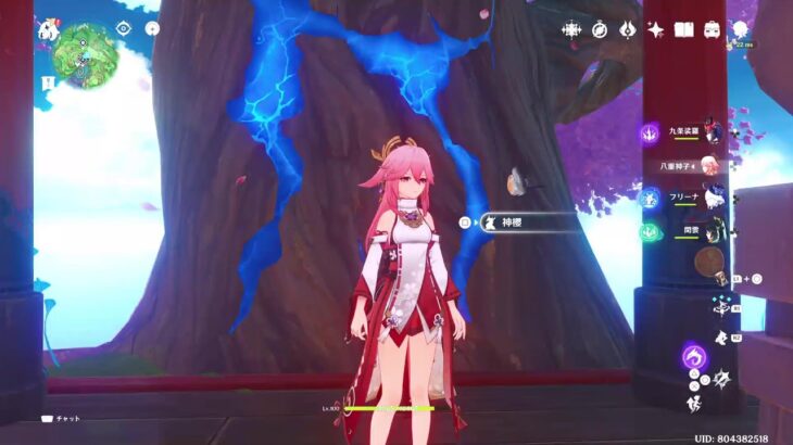 螺旋とミニゲ Lv100神子裟羅 | 原神配信 1,876日目 – 八重神子メイン