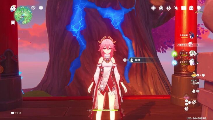 久しぶり！！Lv100神子裟羅 | 原神配信 1,871日目 – 八重神子メイン