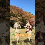 【秋ロリキスキツネ 1/3】色づいた高原の秋に 原神のナヒーダと魔女っ子クレーが「キスキツネ」【原神 AR ダンス  HIMEHINA】