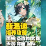 【新温迪的顶级培养攻略】圣遗物/天赋加点/武器/毕业面板 原神6.2版本月之三温迪培养攻略  #原神攻略杂谈#原神挪德卡莱#原神纳塔#奈芙尔