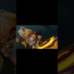 【原神】アルレッキーノの最強パーティで雷電や地方伝説行ってみた！【Genshin Impact】#shorts