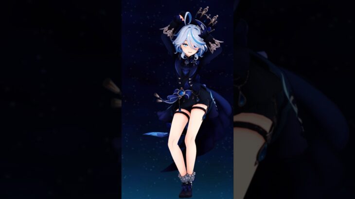 Furina Qloo* Dance (DARE FORTNITE) 【Genshin impact MMD】#furina  #フリーナ  #原神  #genshinimpact