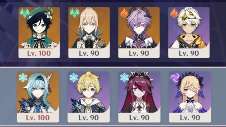 【原神】Ver.Luna Ⅱ (Ⅲ) 螺旋12層 モンドキャラだけで☆9攻略 / Ver.Luna Ⅱ (Ⅲ) Spiral Abyss Floor 12 Mondstadt Only