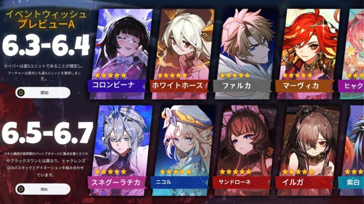 Ver.6.3から6.7までの最新ガチャロードマップ：コロンビーナ、 ニコリヤン、サンドローネなど【原神/げんしん】