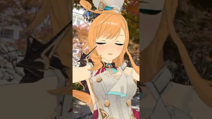 【モミジ路 クレイジー 5/5】城址の小庭で 原神のエスコフィエとスカークが「LADY CRAZY」【原神 AR ダンス  HIMEHINA】