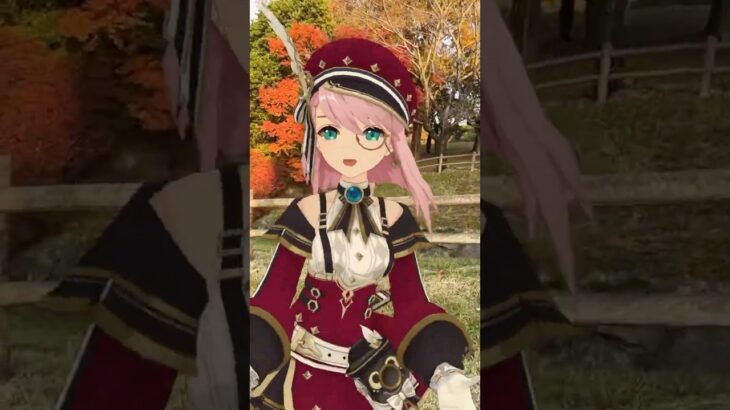 【燃える秋 クレイジー 2/5】燃えるようなモミジの輝きに 原神のファルザンとシャルロットが「LADY CRAZY」【原神 AR ダンス  HIMEHINA】