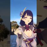 【振袖 クレイジー 2/5】寒さに負けず子供達は遊ぶ 原神の雷電将軍と八重神子が「LADY CRAZY」【原神 AR ダンス  HIMEHINA】