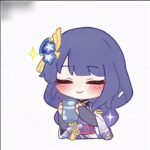 びっくり雷電将軍！ちびキャラのお茶時間🍵 #原神 #ちびキャラかわいい