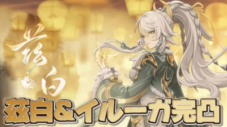 【#原神 】月結晶がついに本気を出す！新キャラ『茲白』＆『イルーガ』完凸ガチャ【概要欄読んでね】