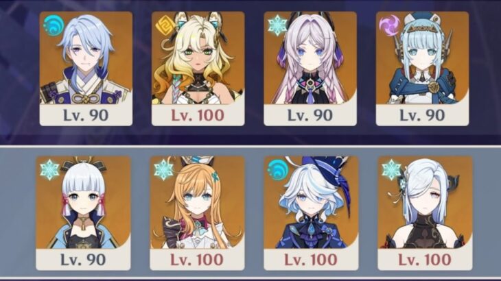 【原神】Ver.Luna IV b 螺旋12層 神里兄妹をキャリーして星9攻略【Genshin Impact】