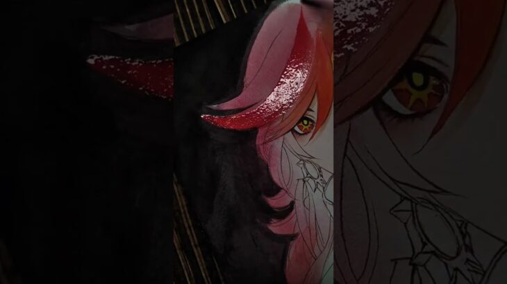 最強火系！ #art #drawing #原神 ＃genshin