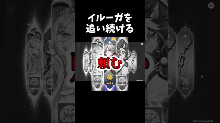 【原神】イルーガを最後まで追い続けた茲白ガチャ