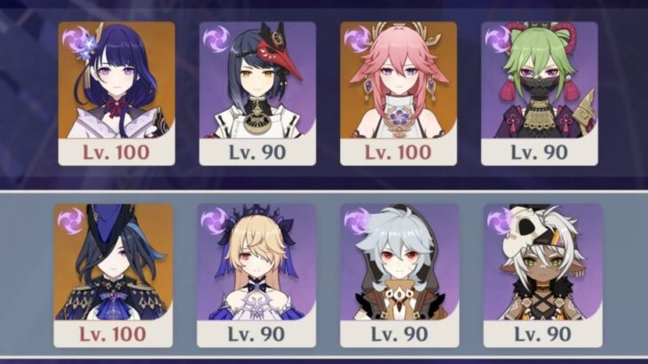 【原神】Ver.Luna IV 雷元素キャラのみで螺旋12層攻略【Genshin Impact】