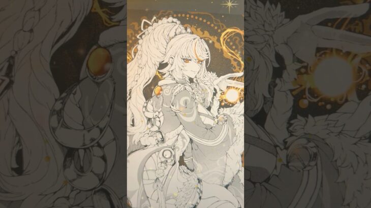原神の兹白さんを描かせて頂きました！ #shorts 　#原神LunaIV 　#原神 　#兹白　#PR